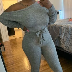 Grey jumpsuit